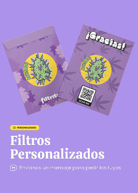 Filtro de papel personalizado de Elfiltrito con diseño ilustrado en 3D